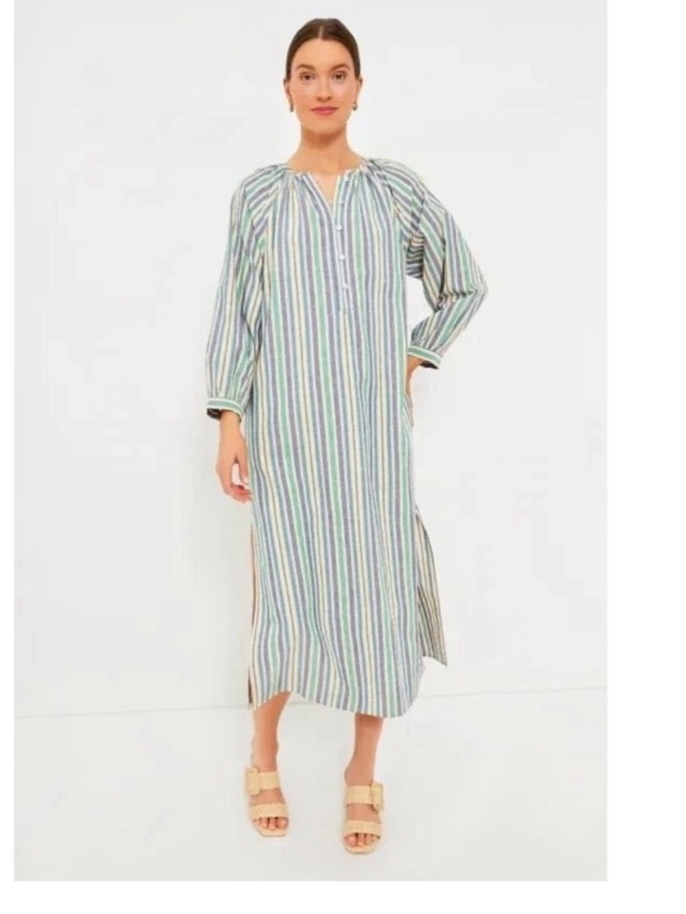 Tuckernuck Pomander Place Heidi
Kaftan Zephyr Stripe Gauze
Coastal